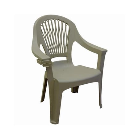 Adams Bigeasy Hibac Chair, Grey 242368